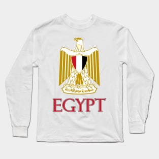 Egypt - Egyptian Coat of Arms Design Long Sleeve T-Shirt